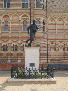 William Webb Ellis statue , Rugby _Rugby Borough Council